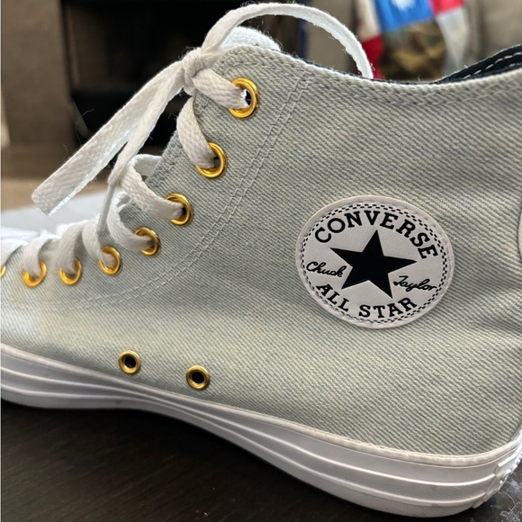 Custom hi top converse womens size 10 - Picture 2 of 8